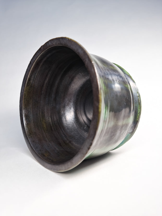 Metallic Stripped Cereal Bowl