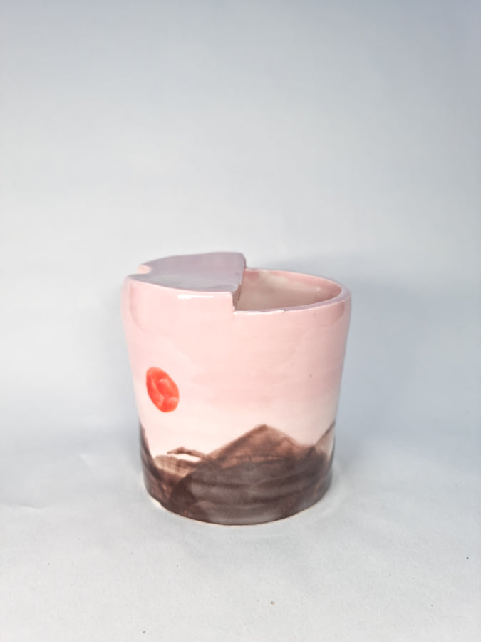 MOUNTAIN Ceramic Take-Away Coffee Cup