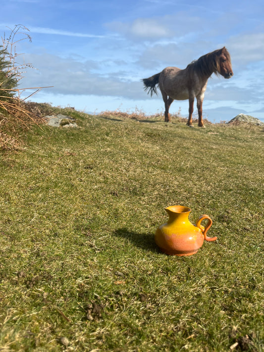 Terracotta Mustard Jug