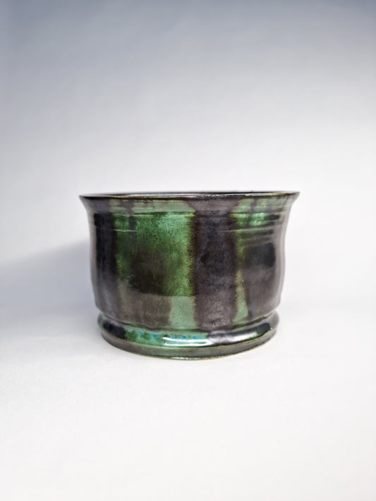 Metallic Stripped Cereal Bowl