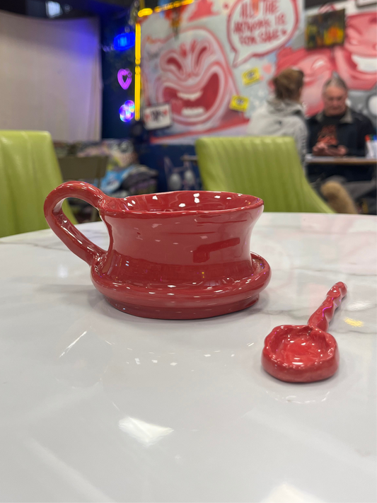 Ruby Slippers Matching Cup & Spoon